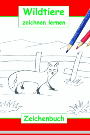 Wildtiere zeichnen lernen cover