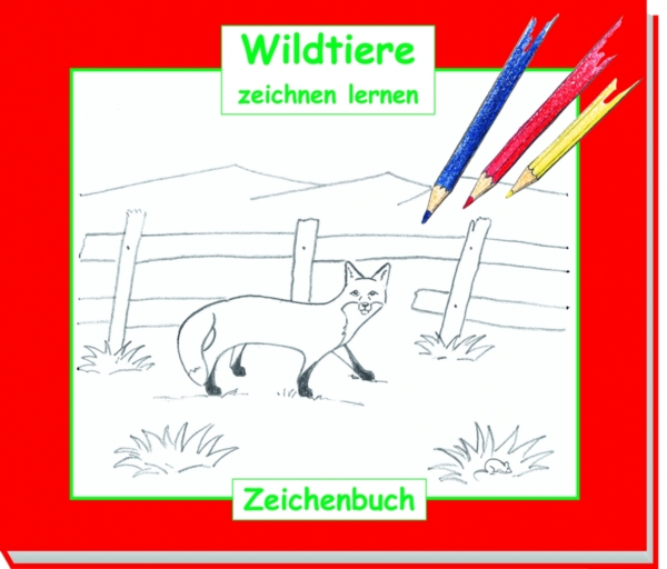 Wildtiere zeichnen lernen cover